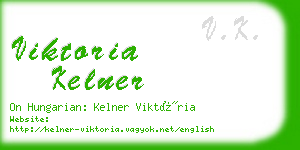 viktoria kelner business card